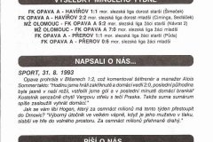 Bulletiny 93 - 94: Opava - Pardubice