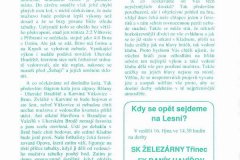 Bulletiny 94 - 95: Třinec - Opava