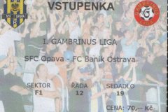 2004 - 2005 4. SFC OPAVA - Baník