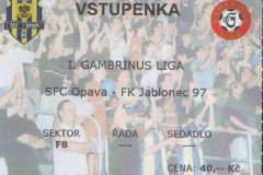 2004 - 2005 6. SFC OPAVA - Jablonec