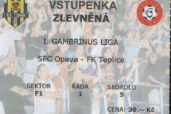 2004 - 2005 8. SFC OPAVA - Teplice
