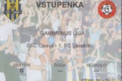 2004 - 2005 21. SFC OPAVA - Slovácko