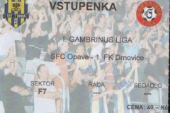 2004 - 2005 23. SFC OPAVA - Drnovice