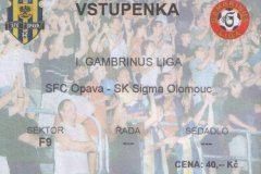 2004 - 2005 28. SFC OPAVA - Sigma Olomouc