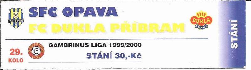 1999 - 2000 Opava - Příbram